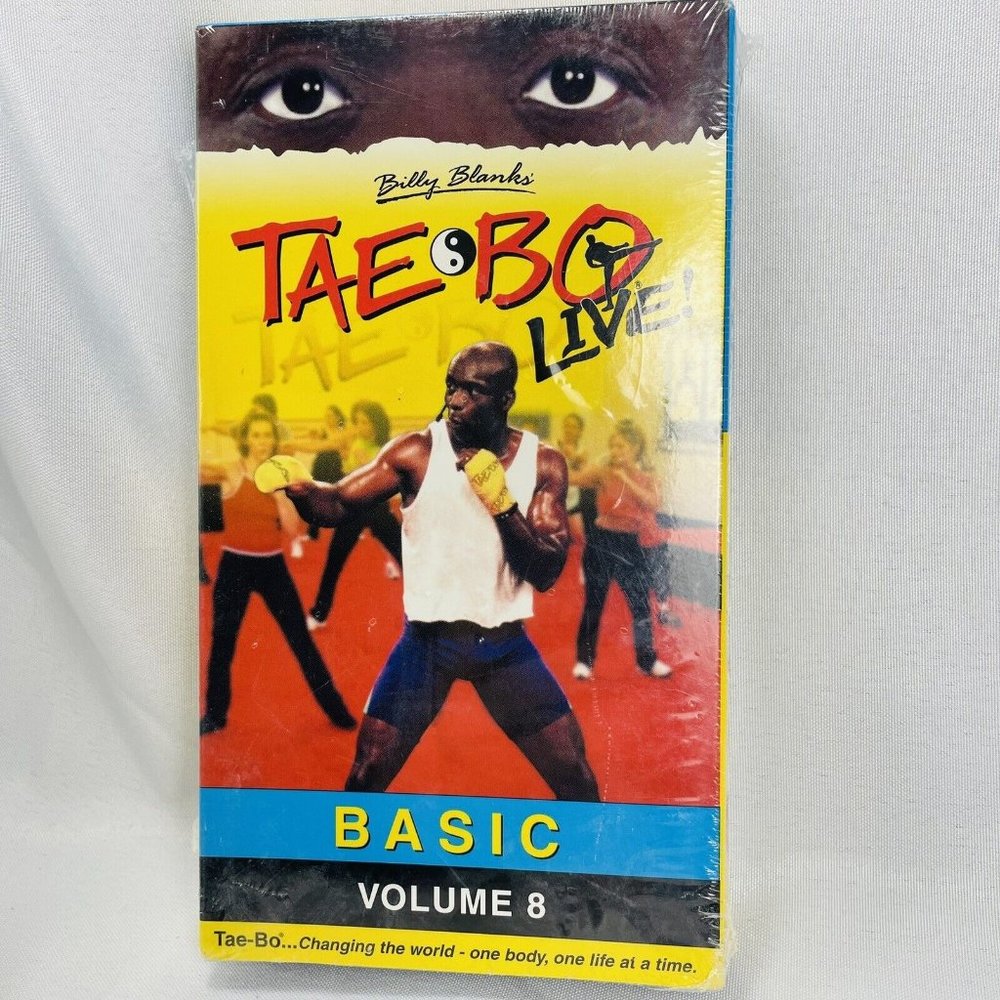 Tae Bo Live Basic Volume 8 VHS Tape New Sealed 2000 Billy Hottest Workout